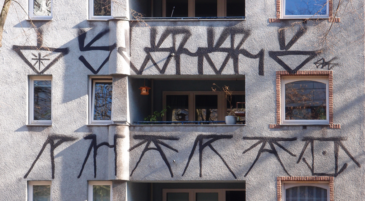 fotos de pixação em Berlim 2018/19